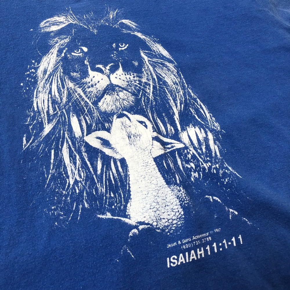 Vintage Single Stitch Bible Verse Religious Shirt - Picture 9 of 14